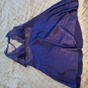 Victoria's Secret satin and lace slip size large